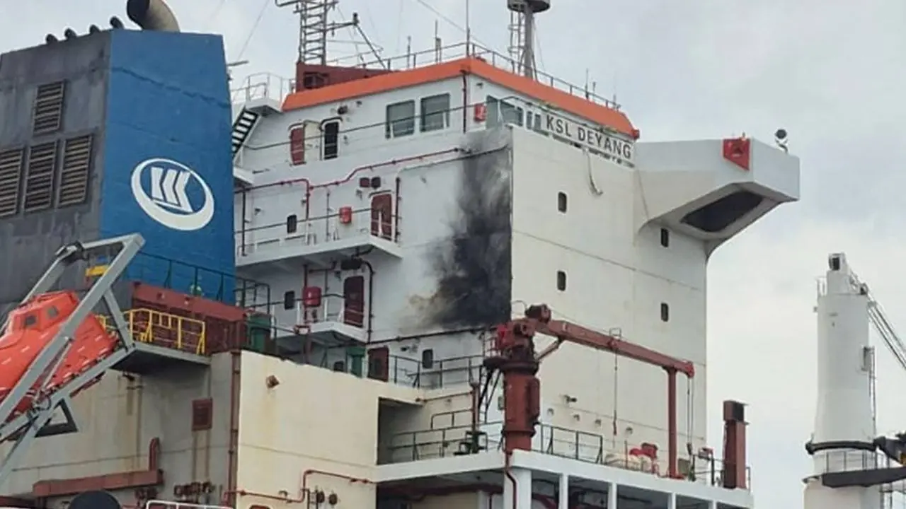 A Russian drone hit a Chinese cargo ship in the Black Sea overnight. Pic/AFP